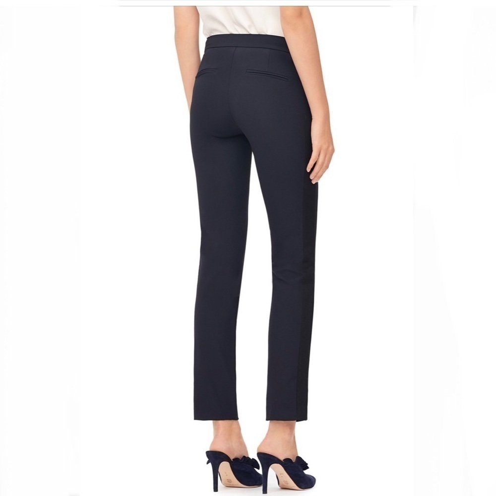 REBECCA TAYLOR AVA TECHY PANT In Navy & Black - Picture 3 of 9